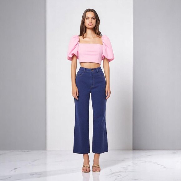 NWT Elliatt Rhythm Crop Top Baby Pink - Picture 5 of 8